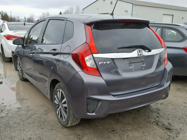 3HGGK5H74HM104248 - 2017 HONDA FIT EX GRAY photo 3