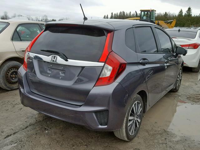 3HGGK5H74HM104248 - 2017 HONDA FIT EX GRAY photo 4