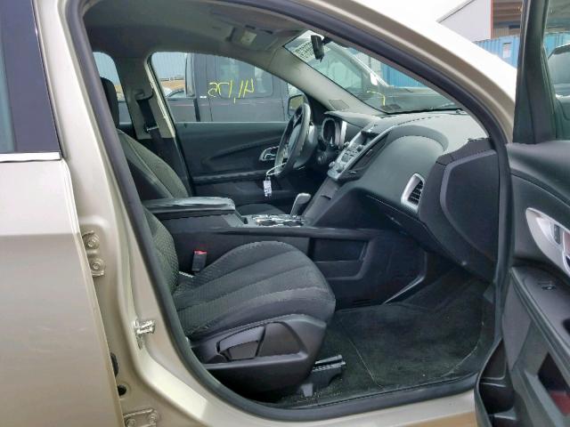 2GNALAEK4F1160737 - 2015 CHEVROLET EQUINOX LS BEIGE photo 5