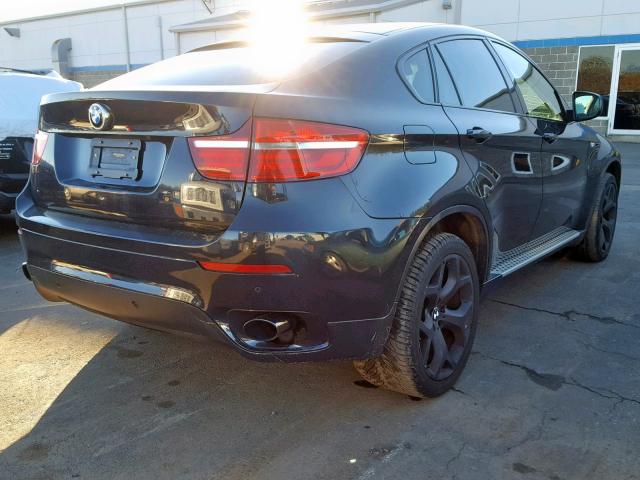 5UXFG2C54E0C44512 - 2014 BMW X6 XDRIVE3 BLACK photo 4