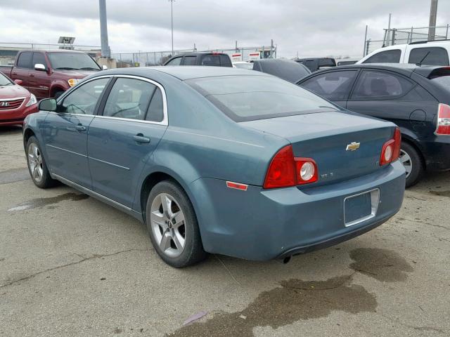 1G1ZH57B79F236720 - 2009 CHEVROLET MALIBU 1LT TEAL photo 3