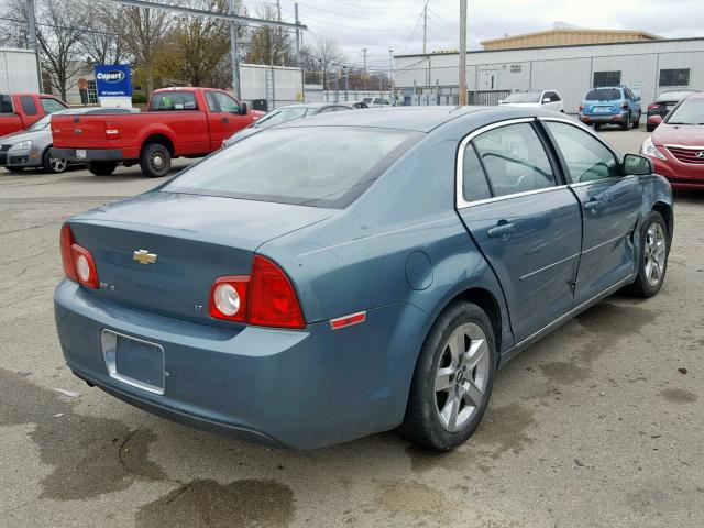 1G1ZH57B79F236720 - 2009 CHEVROLET MALIBU 1LT TEAL photo 4