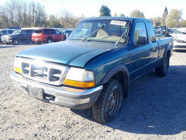 1FTZR15X5WTA73056 - 1998 FORD RANGER SUP GREEN photo 2