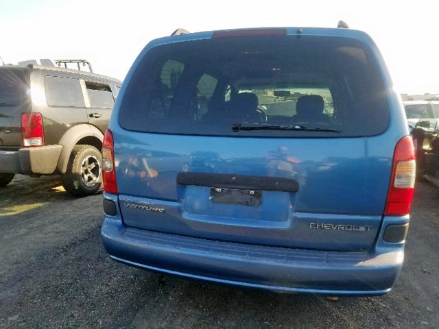 1GNDX03E5YD297573 - 2000 CHEVROLET VENTURE BLUE photo 9