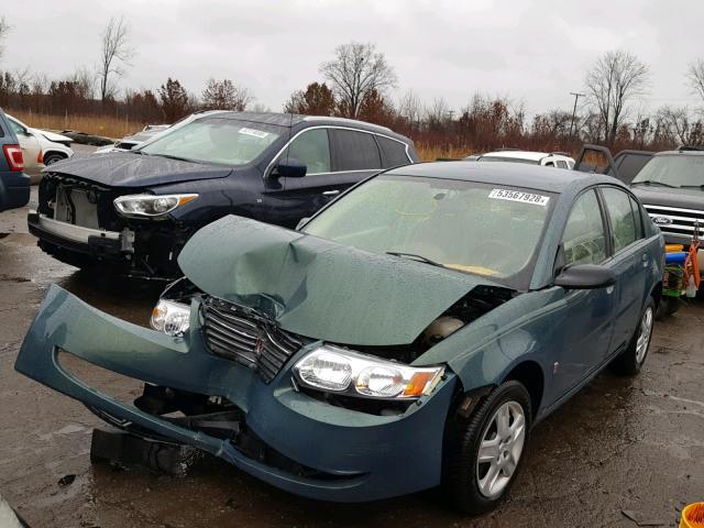 1G8AJ55F97Z197701 - 2007 SATURN ION LEVEL GREEN photo 2