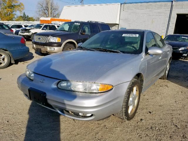 1G3NL52E41C201709 - 2001 OLDSMOBILE ALERO GL SILVER photo 2