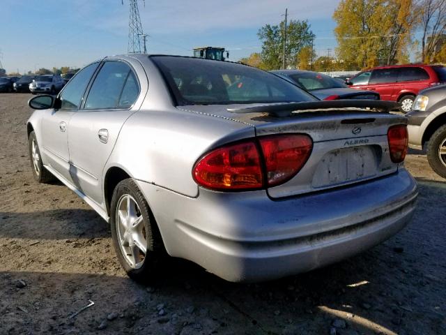 1G3NL52E41C201709 - 2001 OLDSMOBILE ALERO GL SILVER photo 3