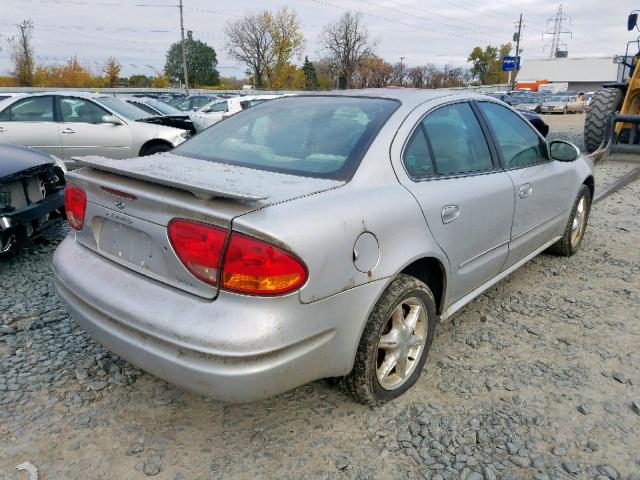 1G3NL52E41C201709 - 2001 OLDSMOBILE ALERO GL SILVER photo 4