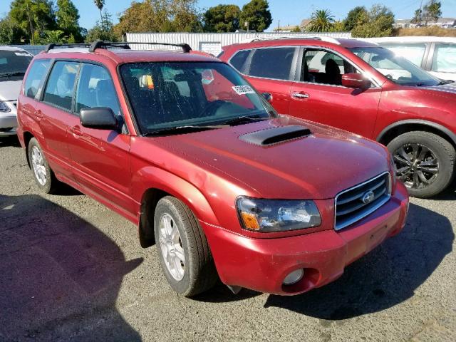 JF1SG69604H764989 - 2004 SUBARU FORESTER 2 MAROON photo 1