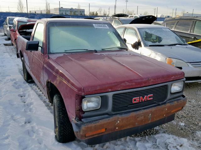 1GTCS14A9M2549562 - 1991 GMC SONOMA RED photo 1