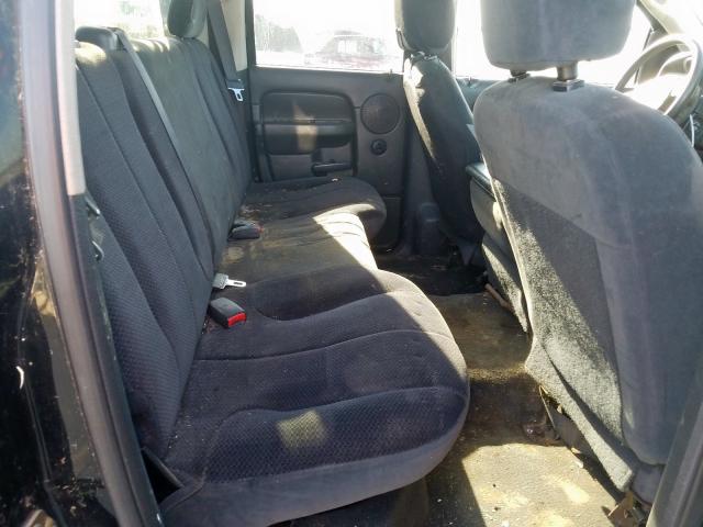 3D7KR28DX5G712364 - 2005 DODGE RAM 2500 S Սև լուսանկար 6