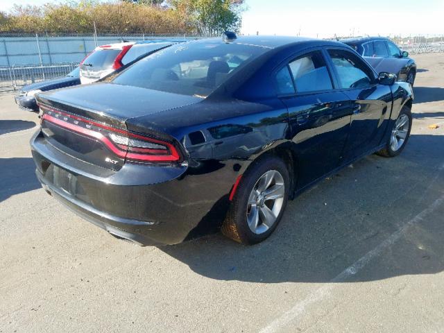 2C3CDXHG1HH563128 - 2017 DODGE CHARGER SX BLACK photo 4