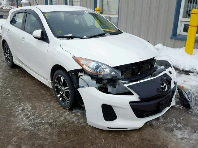 JM1BL1L70C1638374 - 2012 MAZDA 3 I WHITE photo 1