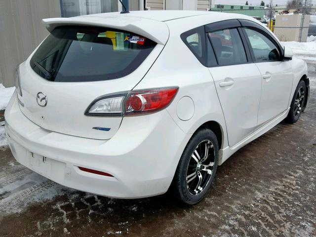 JM1BL1L70C1638374 - 2012 MAZDA 3 I WHITE photo 4