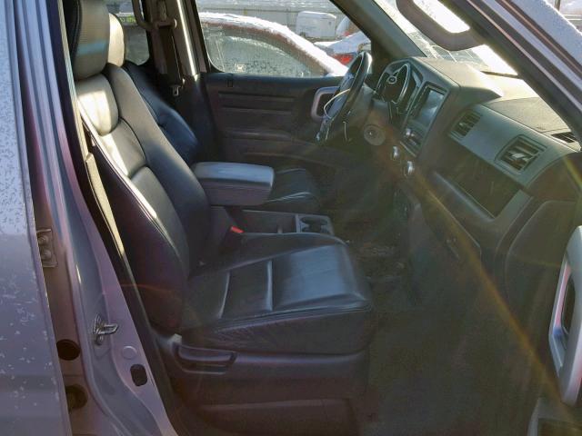 2HJYK16576H500145 - 2006 HONDA RIDGELINE SILVER photo 5