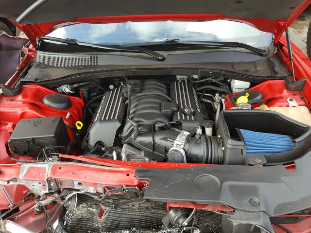 2C3CDXEJ5CH270213 - 2012 DODGE CHARGER SR RED photo 7