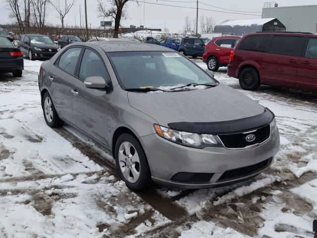 KNAFU4A29A5225055 - 2010 KIA FORTE EX GRAY photo 1