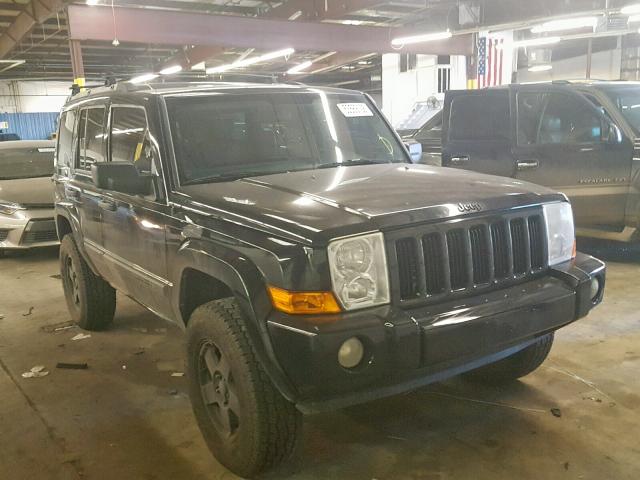 1J8HG48N66C188755 - 2006 JEEP COMMANDER BLACK photo 1