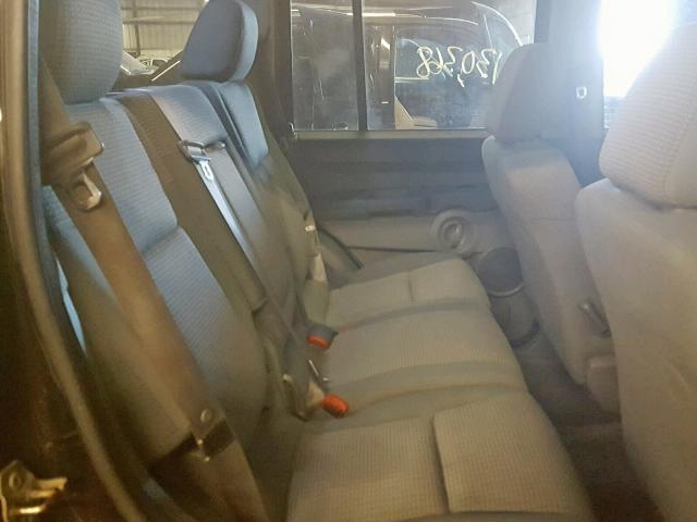 1J8HG48N66C188755 - 2006 JEEP COMMANDER BLACK photo 6