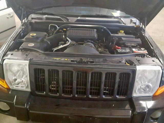 1J8HG48N66C188755 - 2006 JEEP COMMANDER BLACK photo 7
