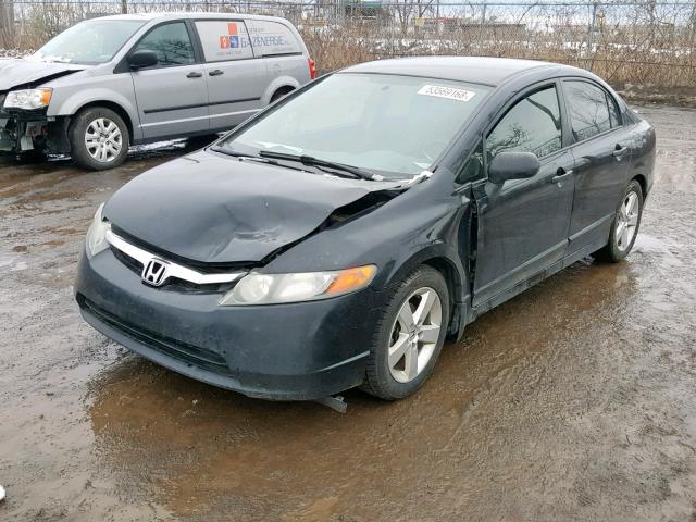 2HGFA15458H022559 - 2008 HONDA CIVIC DX-G BLACK photo 2