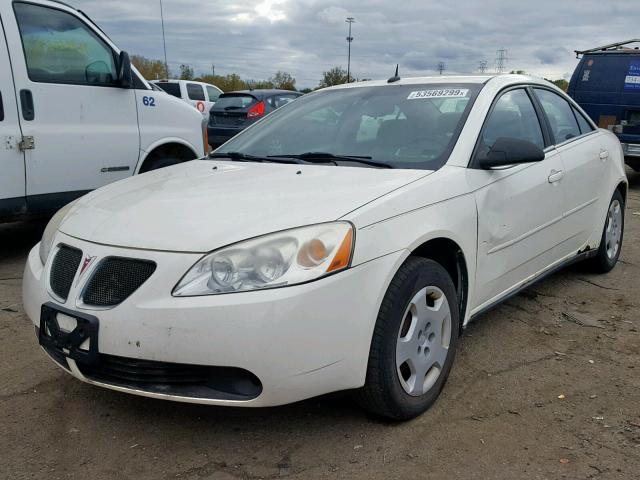 1G2ZF57BX84255290 - 2008 PONTIAC G6 VALUE L WHITE photo 2