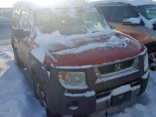 5J6YH18513L800580 - 2003 HONDA ELEMENT EX RED photo 1