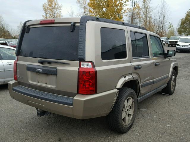 1J8HG48K66C263363 - 2006 JEEP COMMANDER BEIGE photo 4