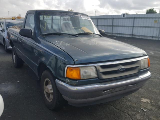 1FTCR10U6TPA05338 - 1996 FORD RANGER GREEN photo 1