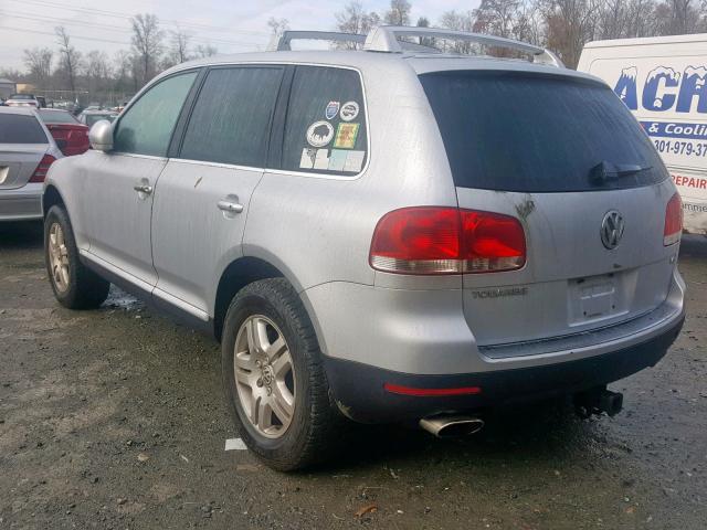 WVGCM77L44D078835 - 2004 VOLKSWAGEN TOUAREG 4. SILVER photo 3