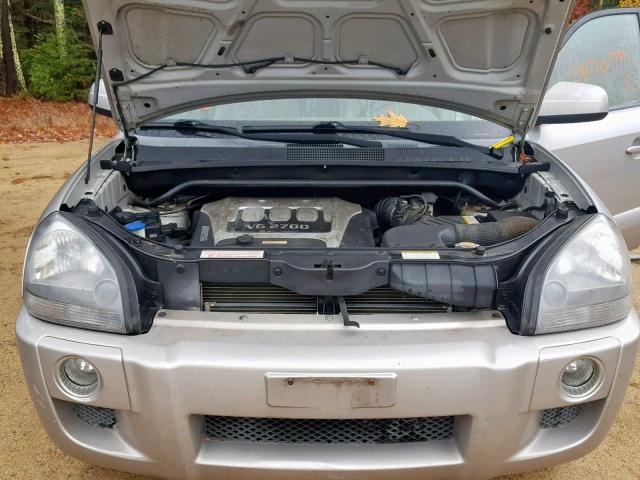 KM8JN72D36U262879 - 2006 HYUNDAI TUCSON GLS SILVER photo 7