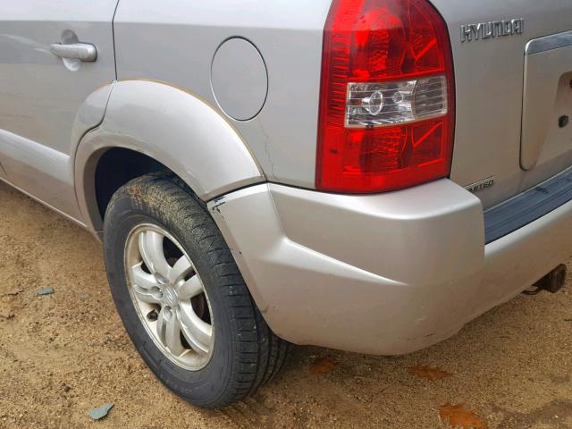 KM8JN72D36U262879 - 2006 HYUNDAI TUCSON GLS SILVER photo 9