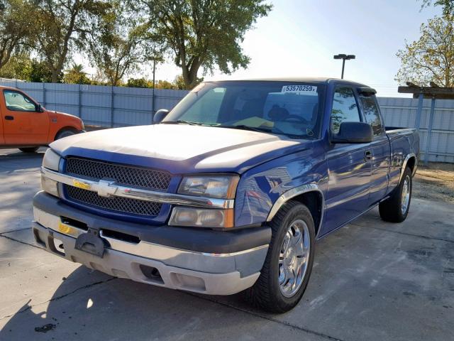 2GCEC19V431154883 - 2003 CHEVROLET SILVERADO BLUE photo 2