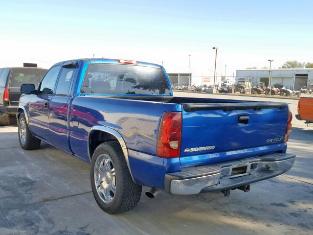 2GCEC19V431154883 - 2003 CHEVROLET SILVERADO BLUE photo 3