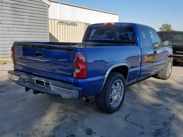 2GCEC19V431154883 - 2003 CHEVROLET SILVERADO BLUE photo 4