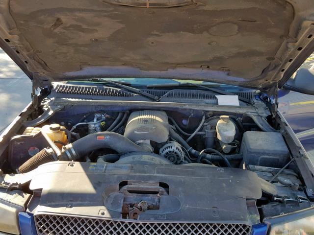 2GCEC19V431154883 - 2003 CHEVROLET SILVERADO BLUE photo 7