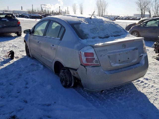 3N1AB6AP6BL688012 - 2011 NISSAN SENTRA 2.0 SILVER photo 3