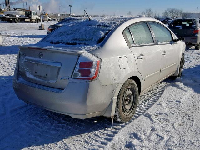 3N1AB6AP6BL688012 - 2011 NISSAN SENTRA 2.0 SILVER photo 4