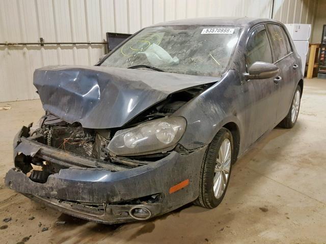 WVWNM7AJ2CW326619 - 2012 VOLKSWAGEN GOLF 蓝色 照片 2