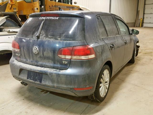 WVWNM7AJ2CW326619 - 2012 VOLKSWAGEN GOLF 蓝色 照片 4