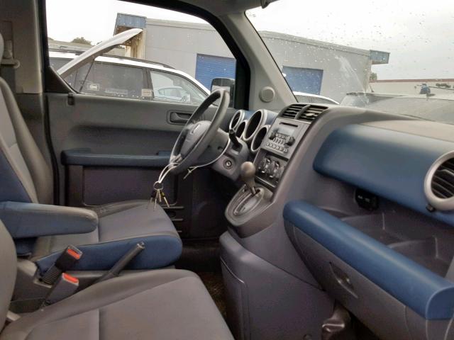 5J6YH28583L000798 - 2003 HONDA ELEMENT EX BLUE photo 5