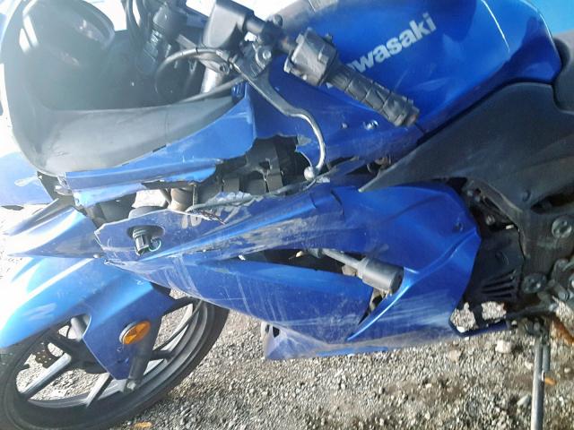 JKAEXMJ169DA39694 - 2009 KAWASAKI EX250 J BLUE photo 9