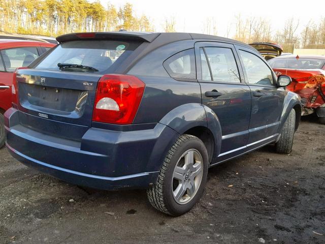 1B3HB48B48D524767 - 2008 DODGE CALIBER SX BLUE photo 4