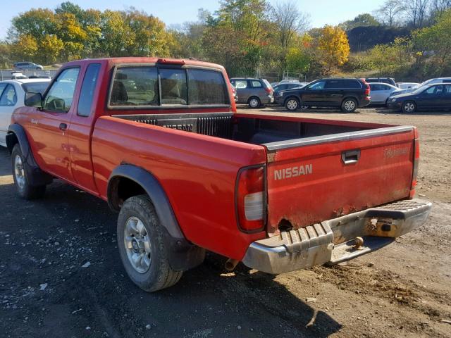 1N6ED26Y3XC312659 - 1999 NISSAN FRONTIER K RED photo 3