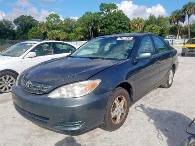 4T1BE32K63U713598 - 2003 TOYOTA CAMRY LE GREEN photo 2