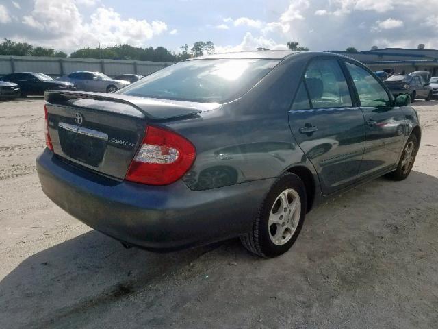 4T1BE32K63U713598 - 2003 TOYOTA CAMRY LE GREEN photo 4