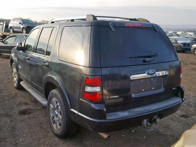 1FMEU75E07UB29071 - 2007 FORD EXPLORER L BLACK photo 3