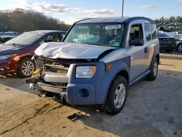 5J6YH28685L020951 - 2005 HONDA ELEMENT EX SILVER photo 2