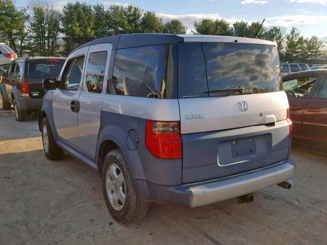 5J6YH28685L020951 - 2005 HONDA ELEMENT EX SILVER photo 3