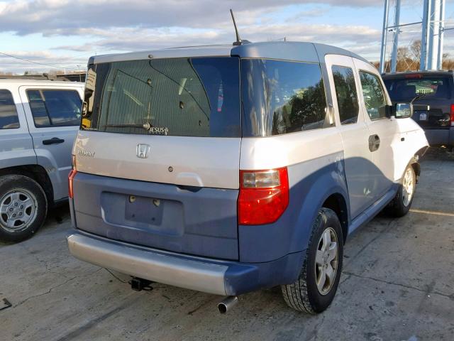 5J6YH28685L020951 - 2005 HONDA ELEMENT EX SILVER photo 4